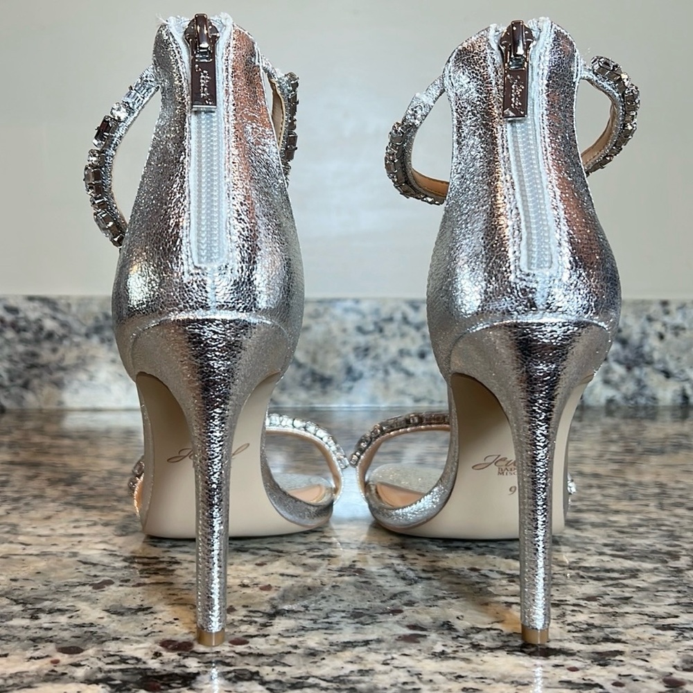 Jewel Badgley Mischka Gem Embellished Heels - Picture 7 of 11
